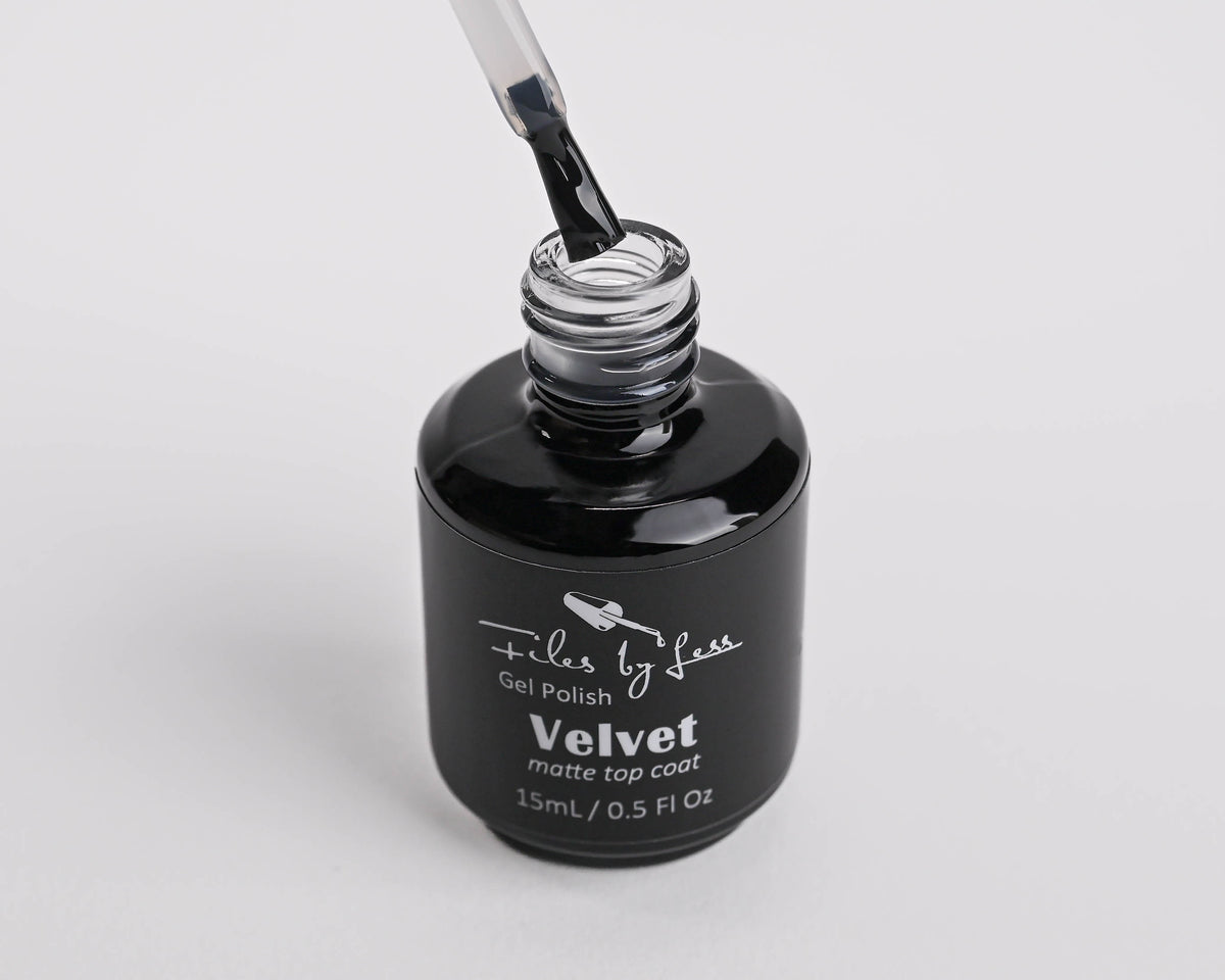 Velvet Matte Top Coat Files by Less