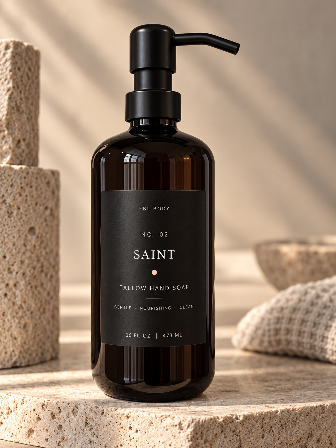 SAINT NO. 2 Beef Tallow Lotion 16oz