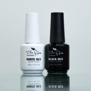 Nail Art Pack - White Out + Black Out